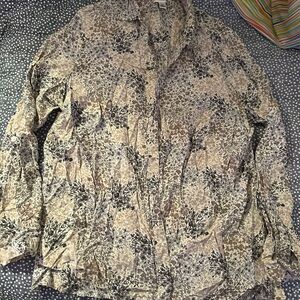 Croft & Barrow Floral Patterned Shirt